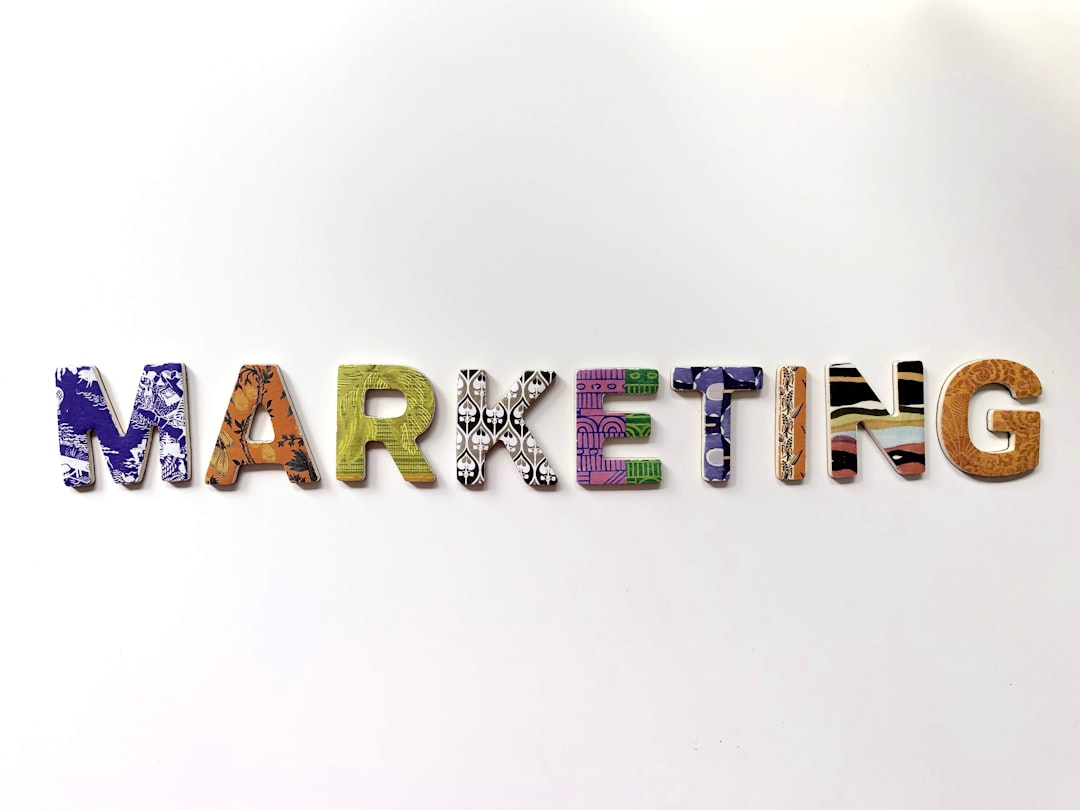 Le marketing en alphabets colorés
